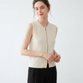 Valehaven – Cashmere Wool Vest — White