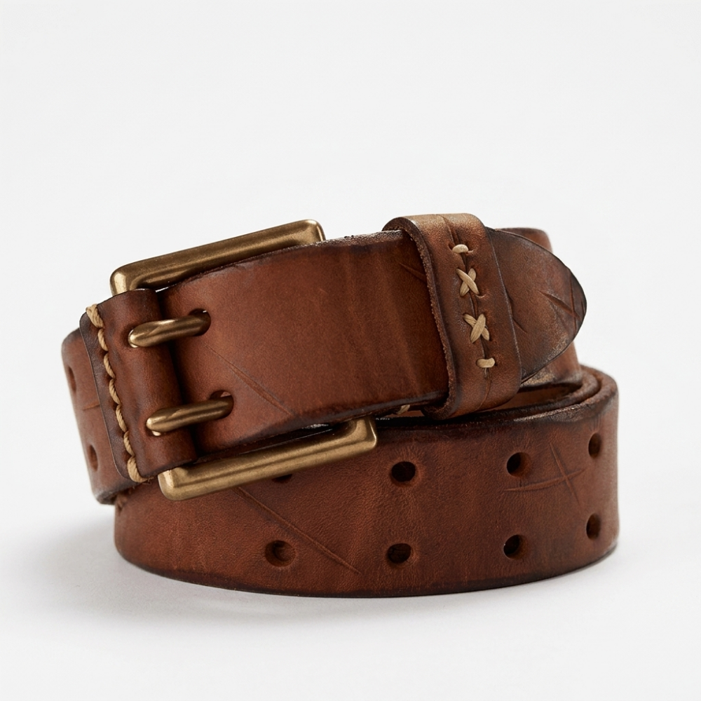 Bridleford – Leather Belt — Cognac