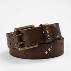 Bridleford – Leather Belt — Dark Brown