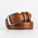 Oldcrest – Leather Belt — Cognac