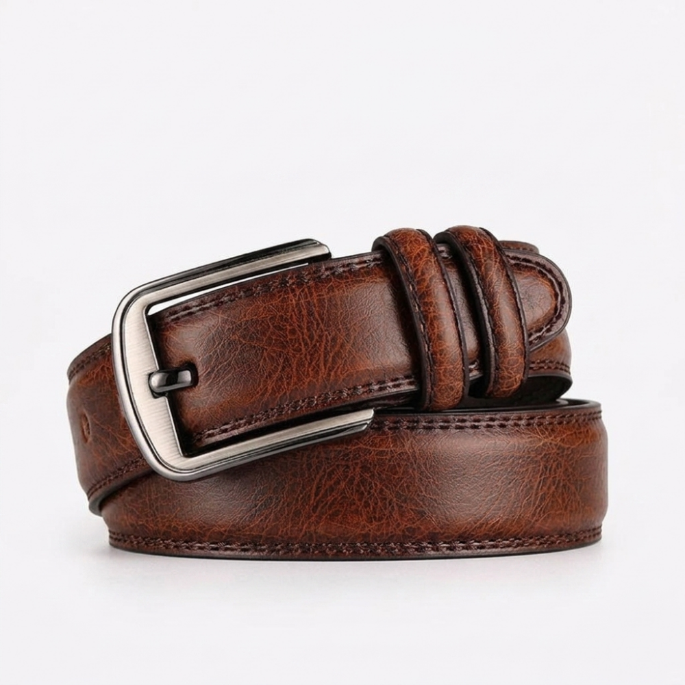 Oldcrest – Leather Belt — Dark Brown