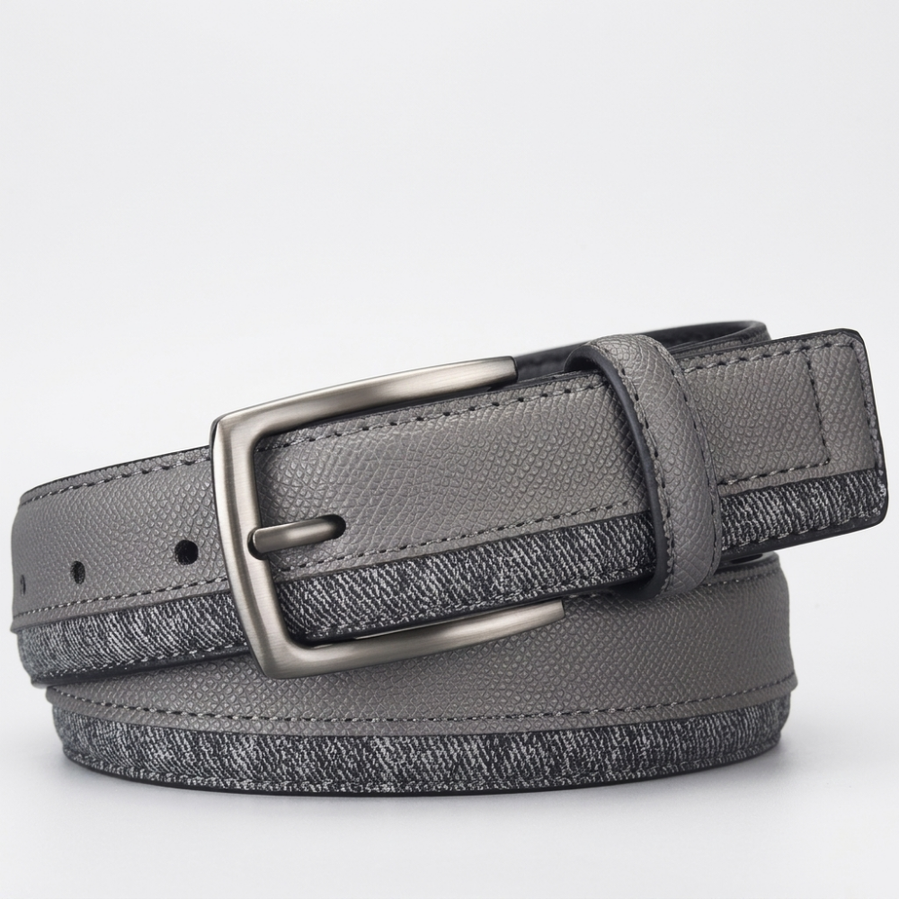 Cobblemark – Leather Belt — Gray