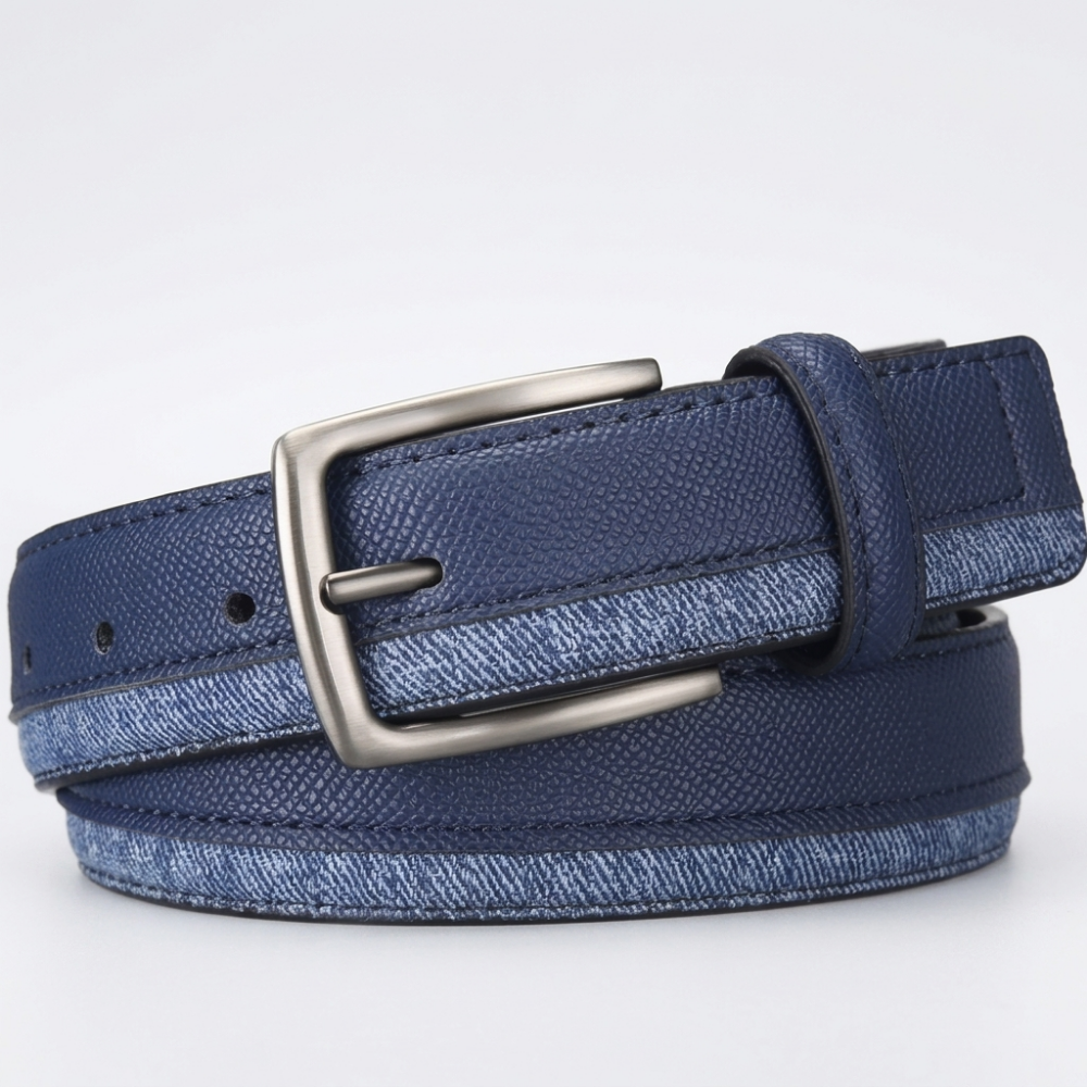 Cobblemark – Leather Belt — Navy
