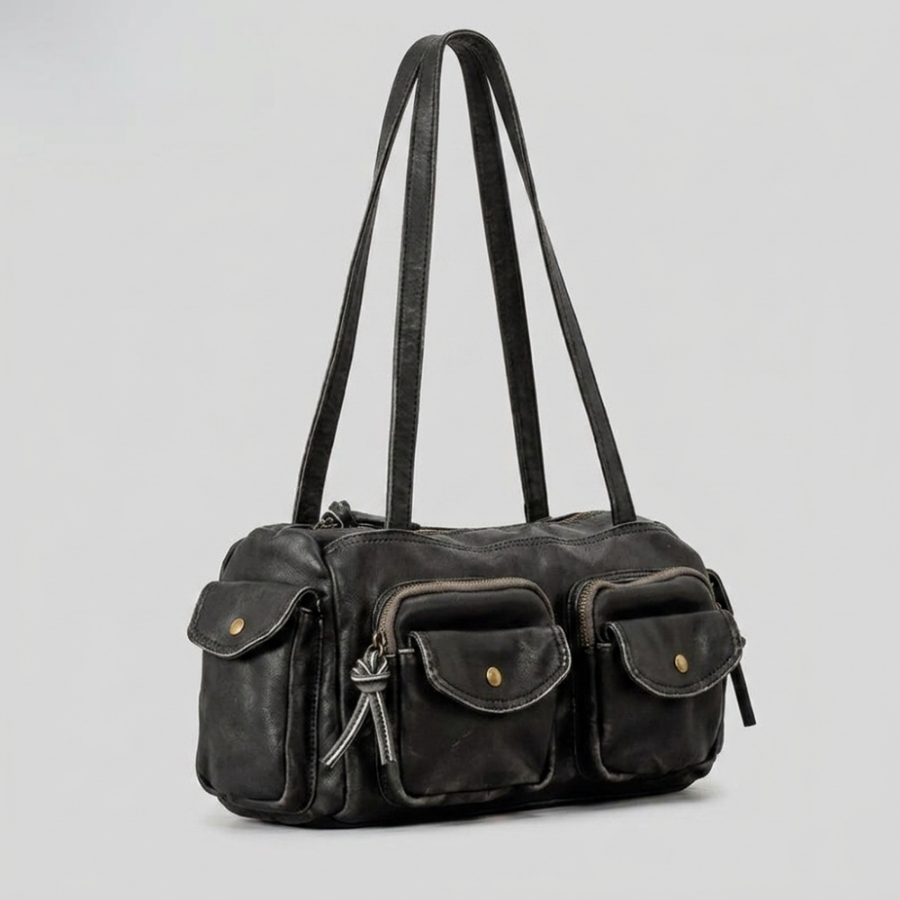 Timberlane – Shoulder Bag — Black Gray