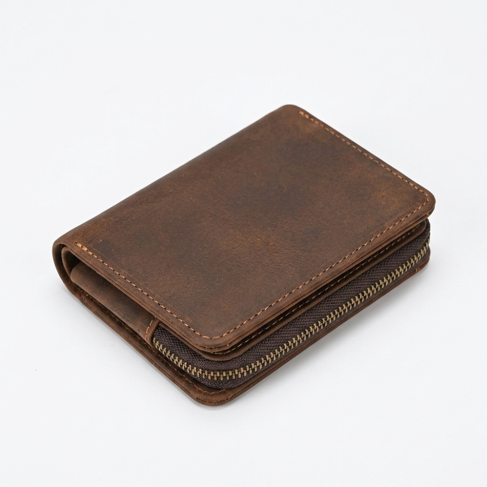 Stoneledger – Leather Wallet — Brown