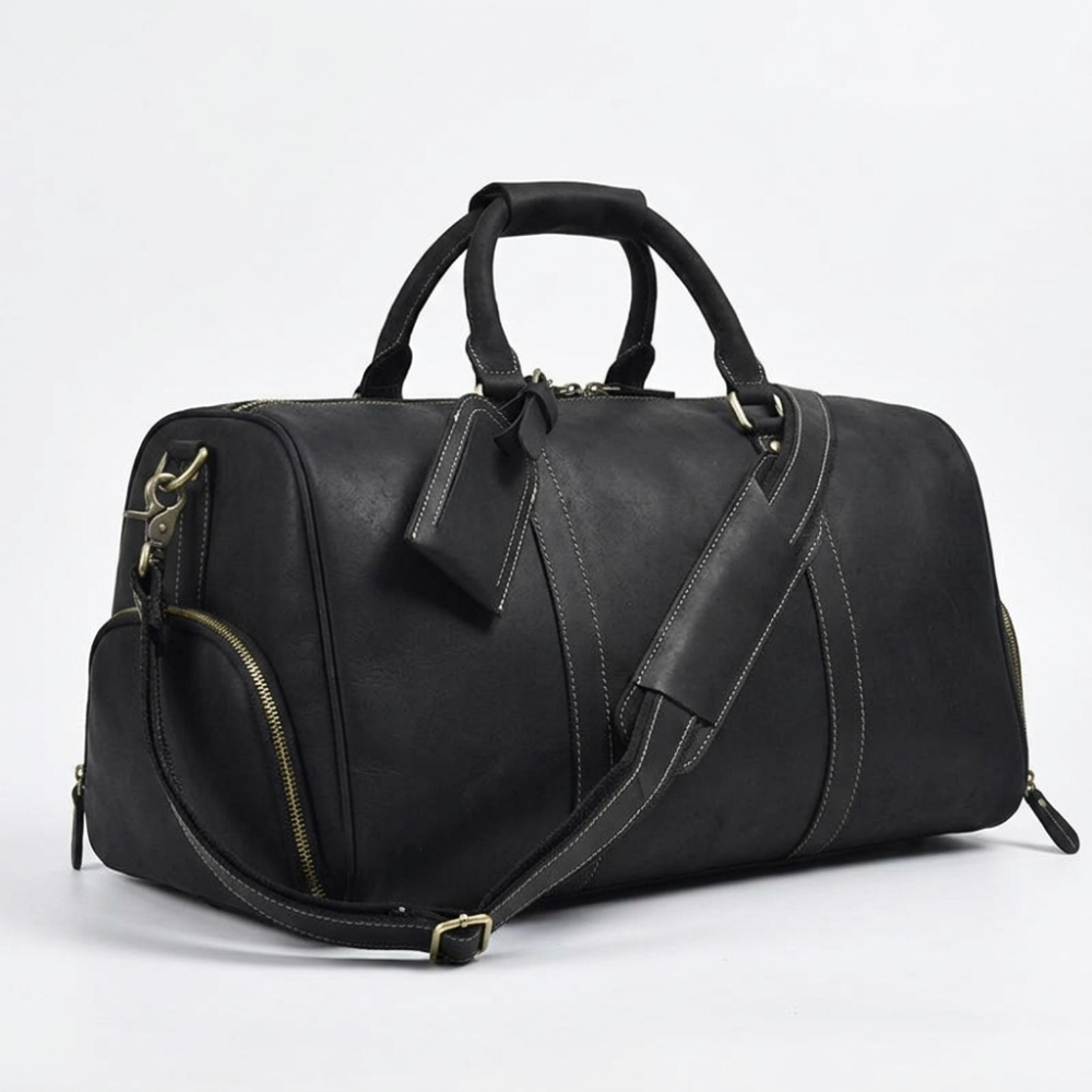 Roadwell – Leather Bag — Black