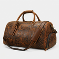 Roadwell – Leather Bag — Embossed Red Brown