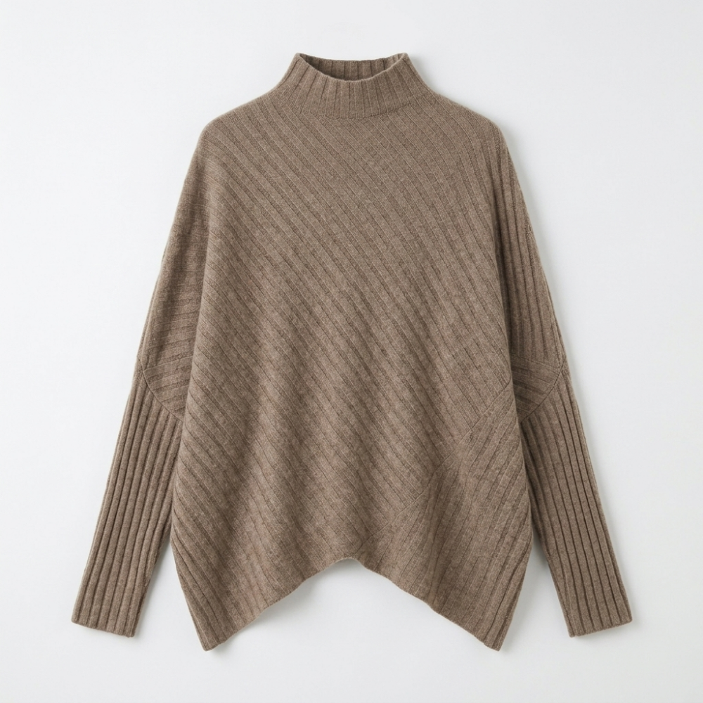 Snowvale – Cashmere Wool Poncho Sweater