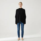 Snowvale – Cashmere Wool Poncho Sweater