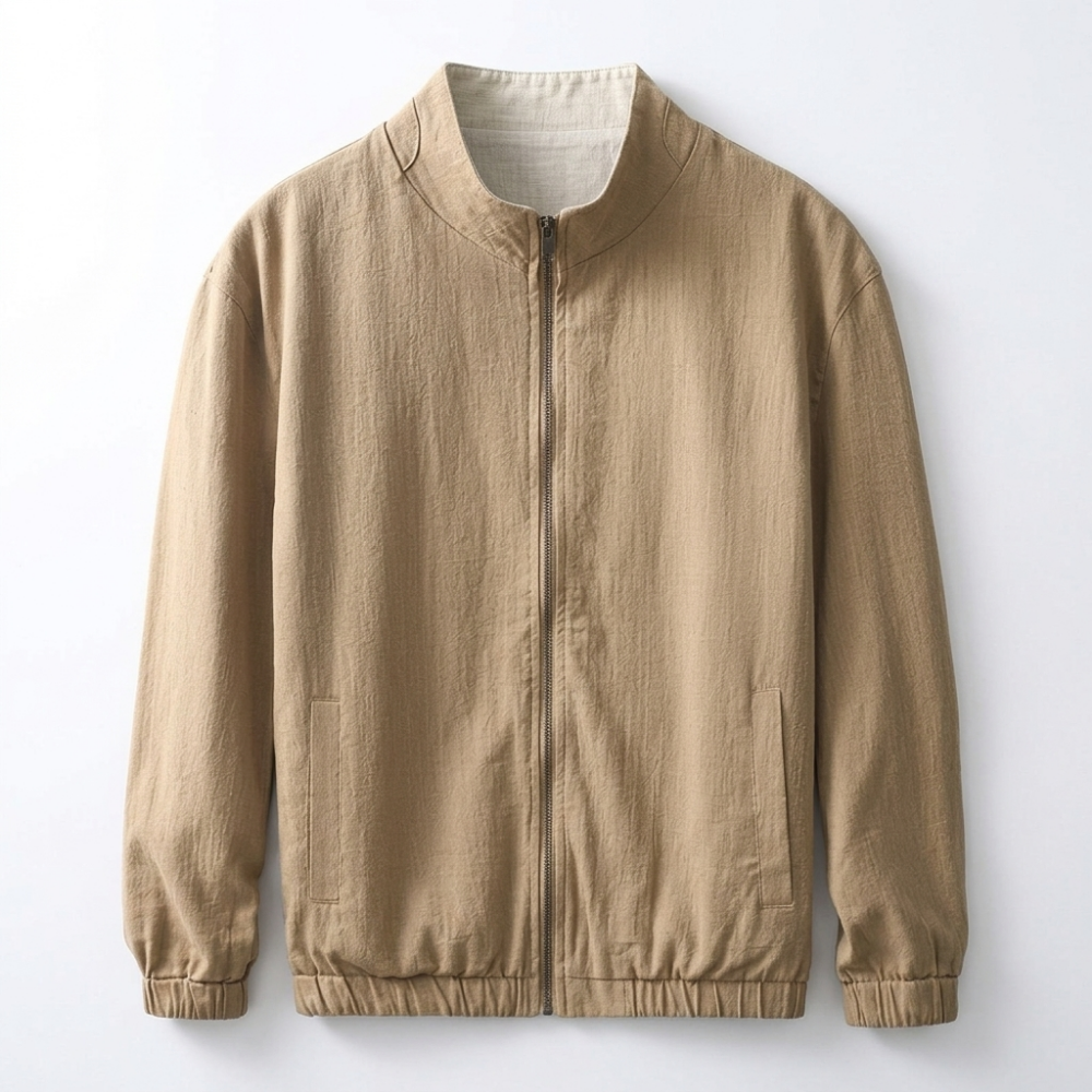 Westcliff – Linen Zip Up Jacket