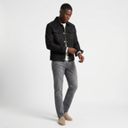 Massimo – Button-Up Jacket — Black