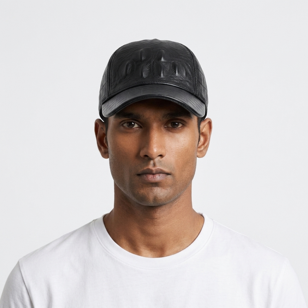 Onyxfield – Leather Baseball Cap