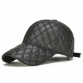 Hexridge – Leather Cap — Black