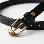 Wayland – Slim Pin Buckle Leather Belt