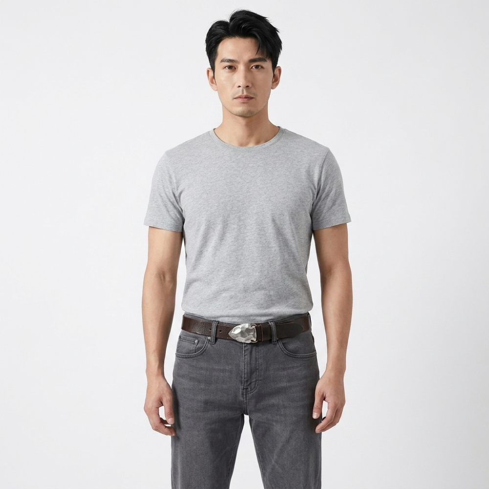 Anvil – Hammered Buckle Leather Belt