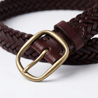 Fennel – Braided Leather Belt