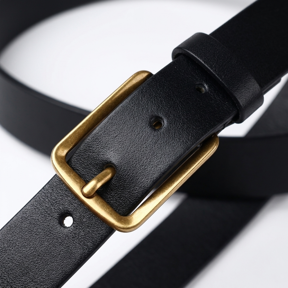 Tallow – Antique Buckle Leather Belt