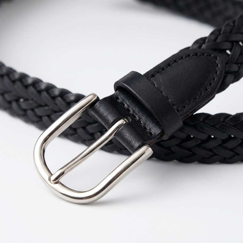 Lark – Braided Leather Belt