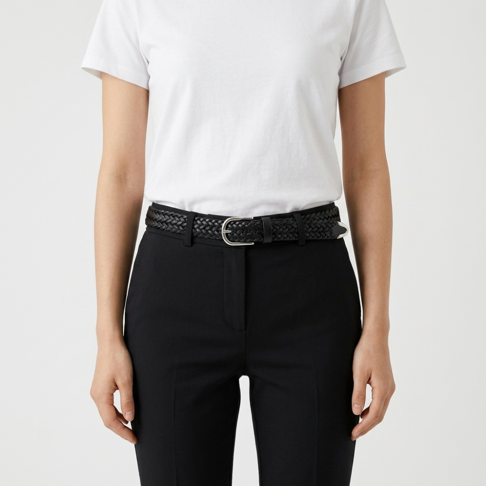 Lark – Braided Leather Belt