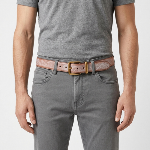 Gable – Distressed Leather Belt