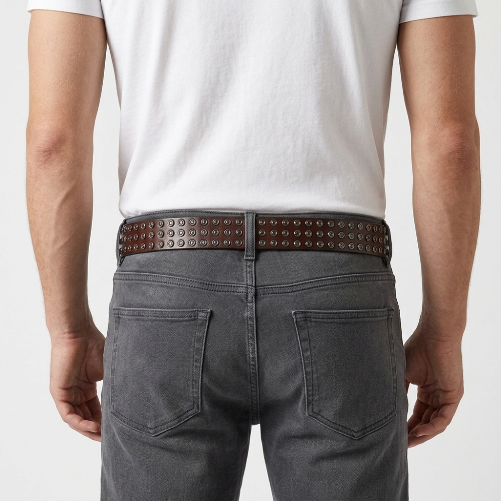 Oxley – Grommet Leather Belt