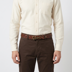 Gavel – Antique Lock Buckle Leather Belt