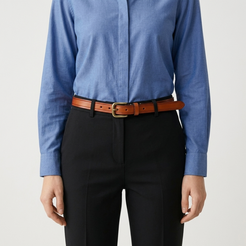 Kelso – Antique Finish Leather Belt