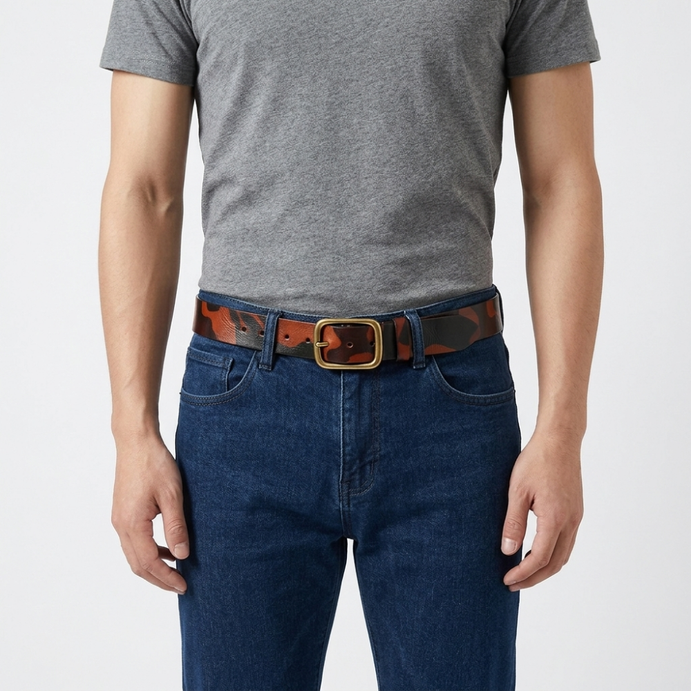 Kaldor – Camouflage Leather Belt