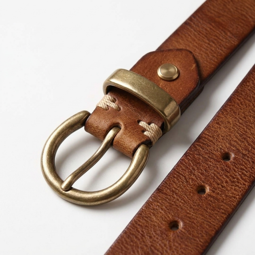 Eldridge – Antique Finish Leather Belt
