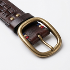 Fendall – Woven Pin Buckle Leather Belt