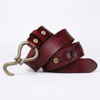 Caltrop – Hook Buckle Leather Belt
