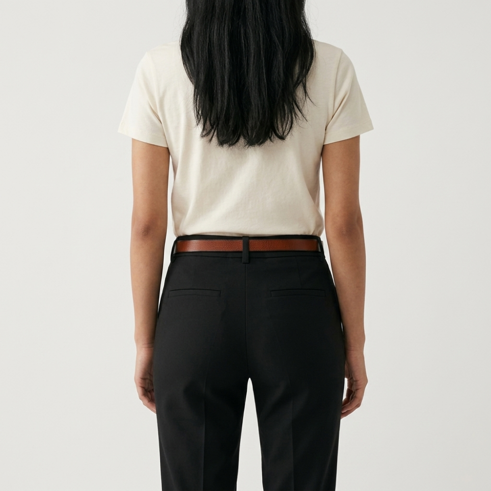 Oatfield – Slim Pin Buckle Leather Belt