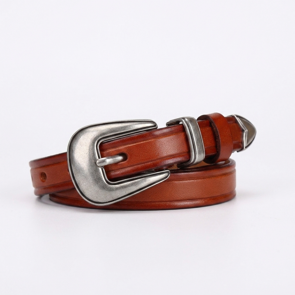 Dovetail – Slim Pin Buckle Leather Belt