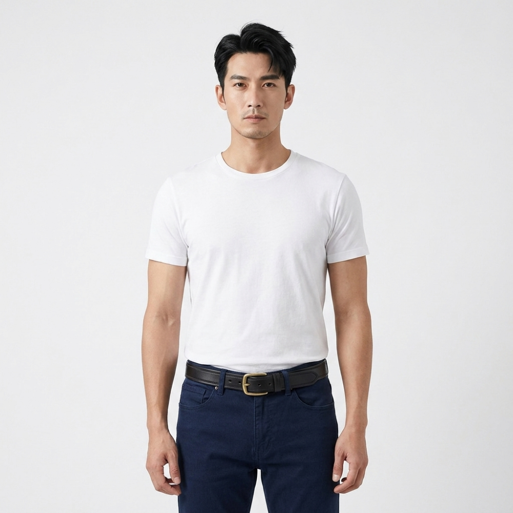 Tarn – Distressed Pin Buckle Leather Belt