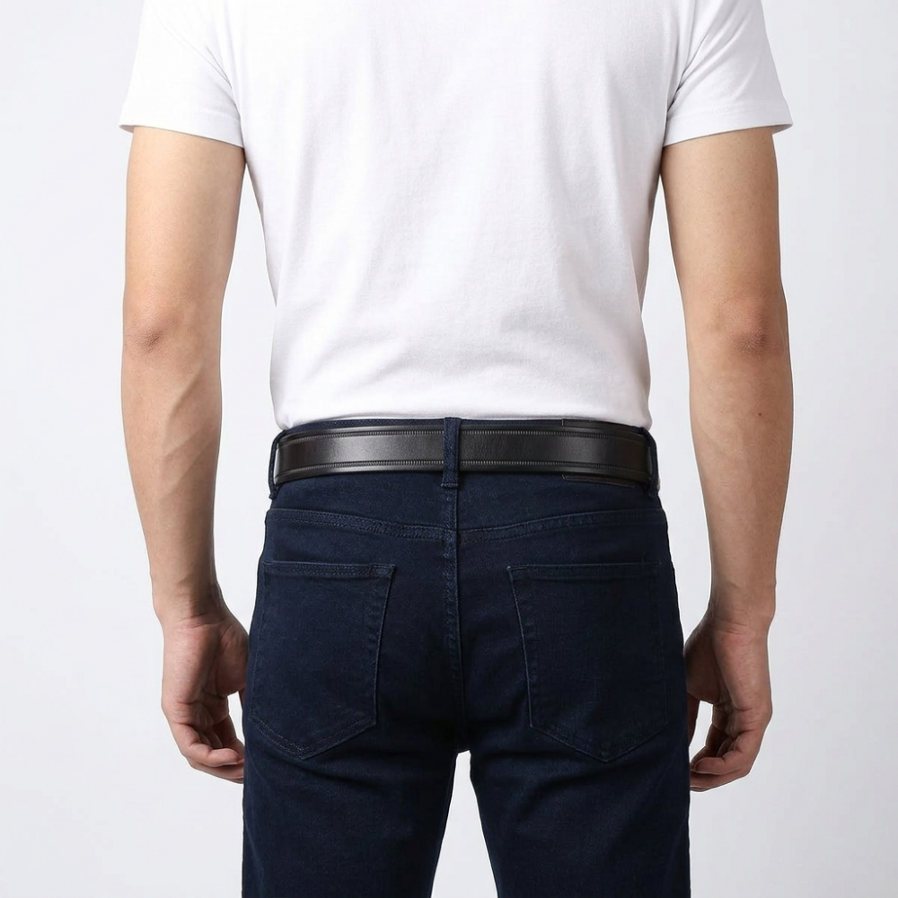 Tarn – Distressed Pin Buckle Leather Belt