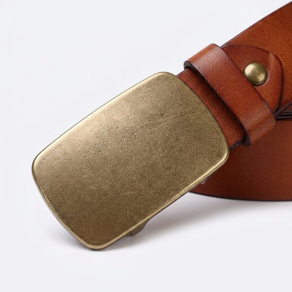 Kielder – Plate Buckle Leather Belt