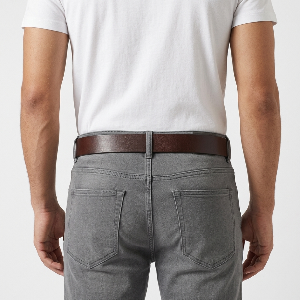 Kielder – Plate Buckle Leather Belt
