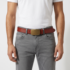 Kielder – Plate Buckle Leather Belt