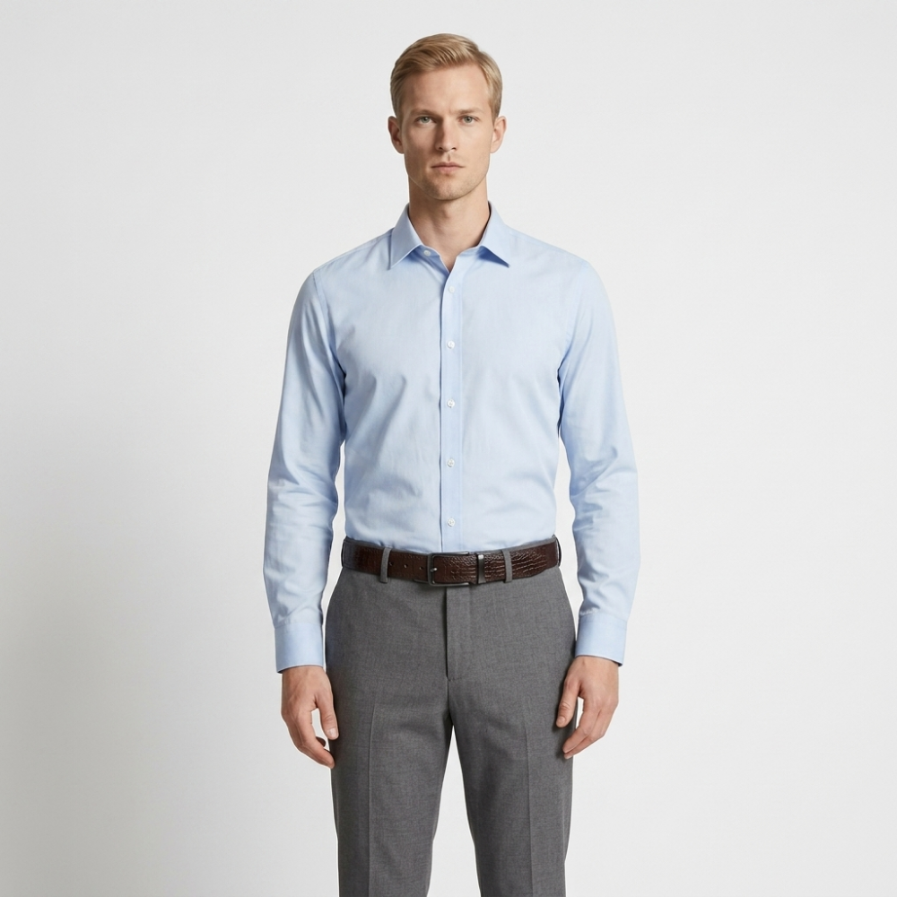 Firth – Crocodile-Embossed Reversible Belt