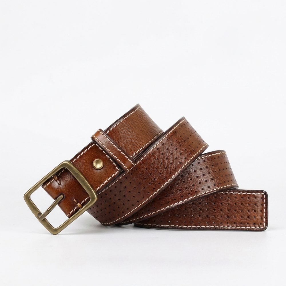 Thatcher – Perforated Leather Belt