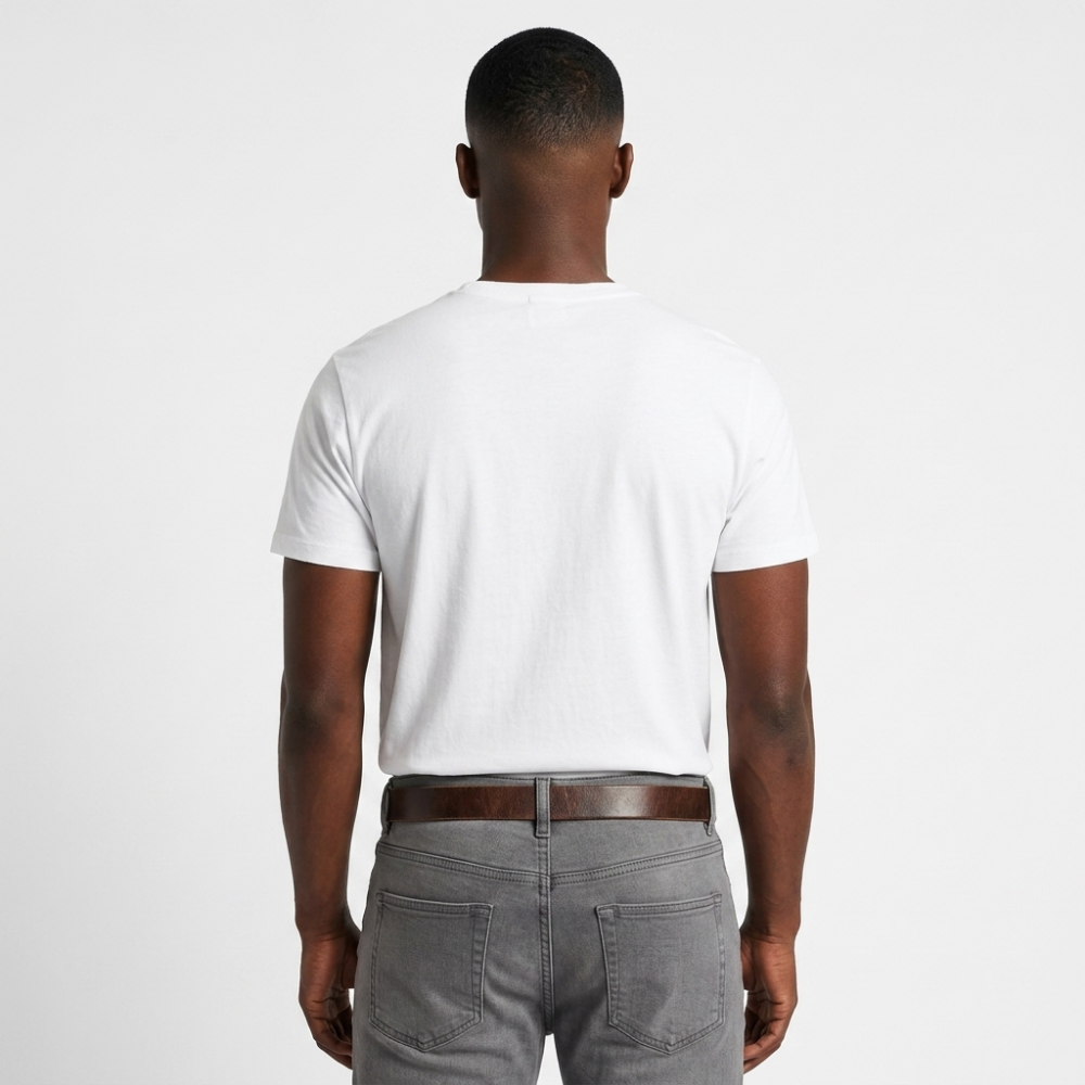 Brasswood – Retro Lock Buckle Leather Belt