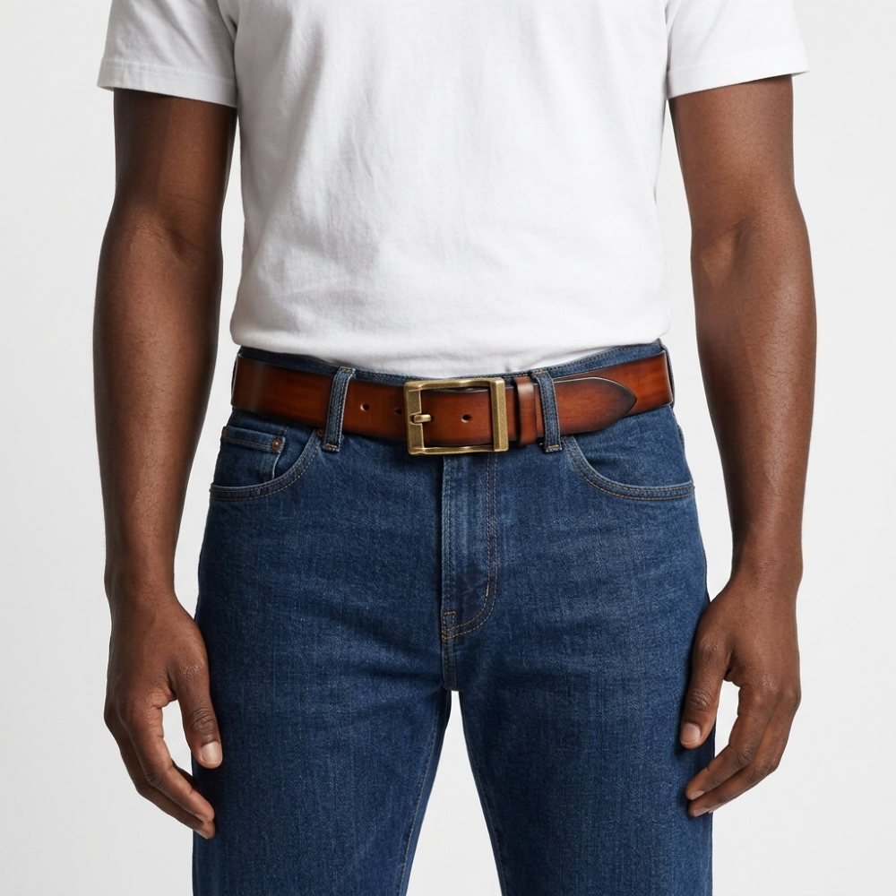 Hemlock – Pin Buckle Leather Belt