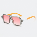 Metro Square Shades — Orange/Pink