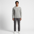 Arden - Merino Wool Hoodie — Gray/White