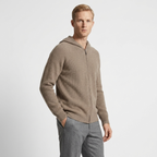 Cloud - Merino Zip Up — Tan