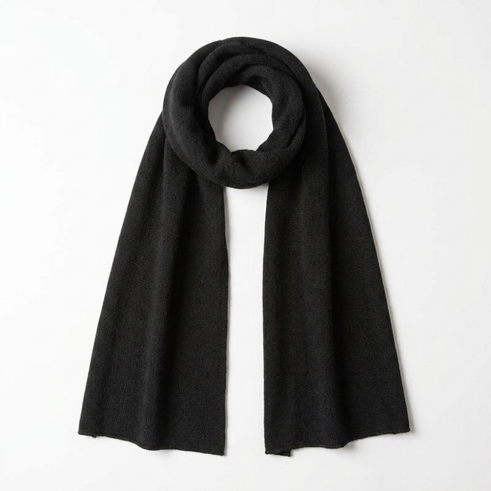 Aurora - Cashmere Scarf — Black