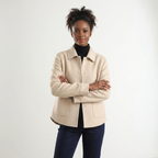 Lorraine - Wool Coat — White