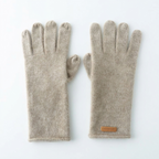 Aurora Touch - Cashmere Gloves — Beige