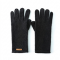 Aurora Touch - Cashmere Gloves — Black