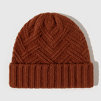 Aspen - Merino Wool Beanie — Rust